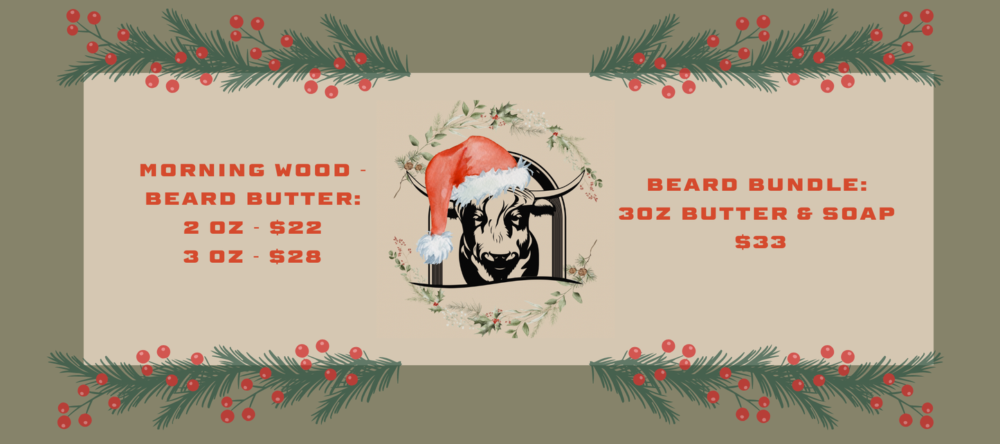 Morning Wood Holiday Bundle 3oz & Soap $33